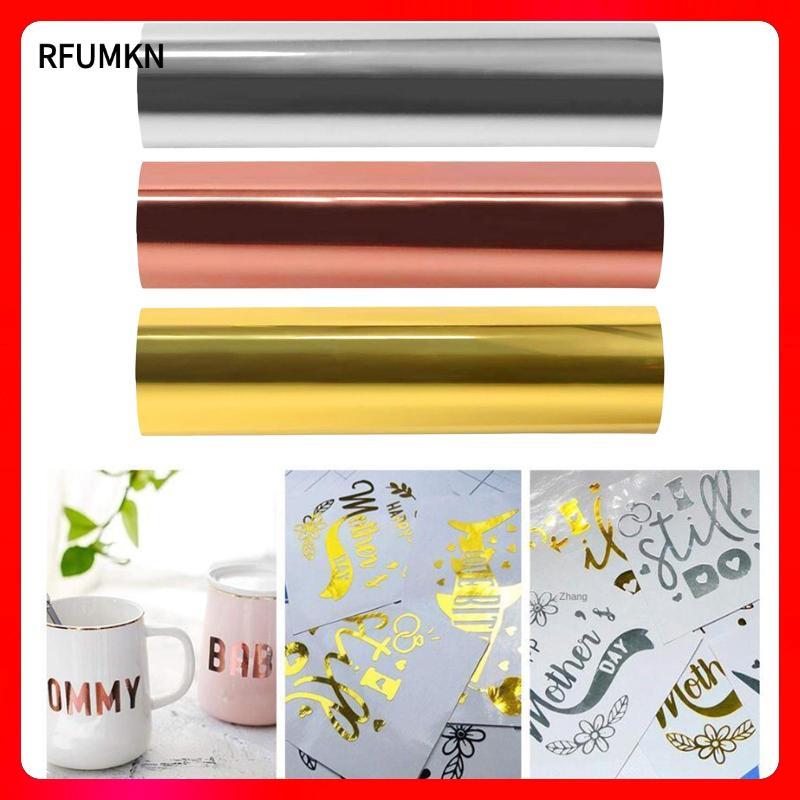 [rfumkn] ม้วนไวนิลถ่ายโอนความร้อนสําหรับเสื้อยืดและเครื่องแต่งกาย เข้ากันได้กับ Silhouette 12"x39"