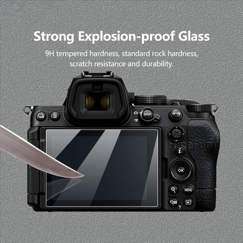 1/2/3PCS กระจกนิรภัยป้องกันหน้าจอสําหรับ Olympus E‐M1 II E‐M1 III E‐M1 E‐M10 II E‐M10 III E‐M10 IV E