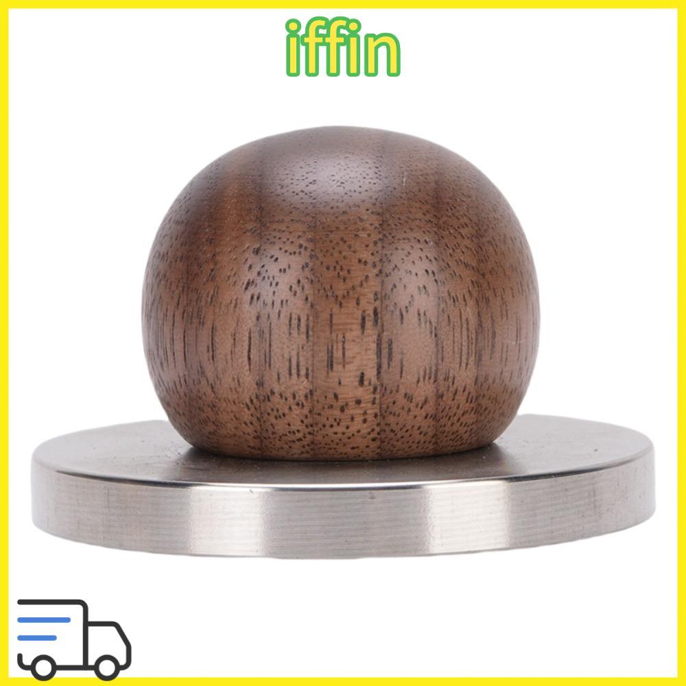 IFFIN กาแฟ Tamper, 304 สแตนเลสสตีลไม้ Mini กาแฟ Tamper,แบบพกพา 5.28 ซม./2.08in 5.79 ซม./2.38in แม้คว