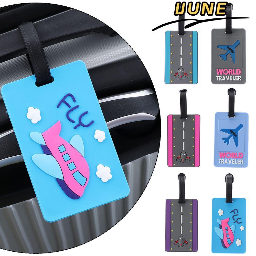 IJUNE ป้ายกระเป๋าเดินทางกระเป๋าเดินทาง Baggage Baggage Boarding Travel Supplies ID Address Holder