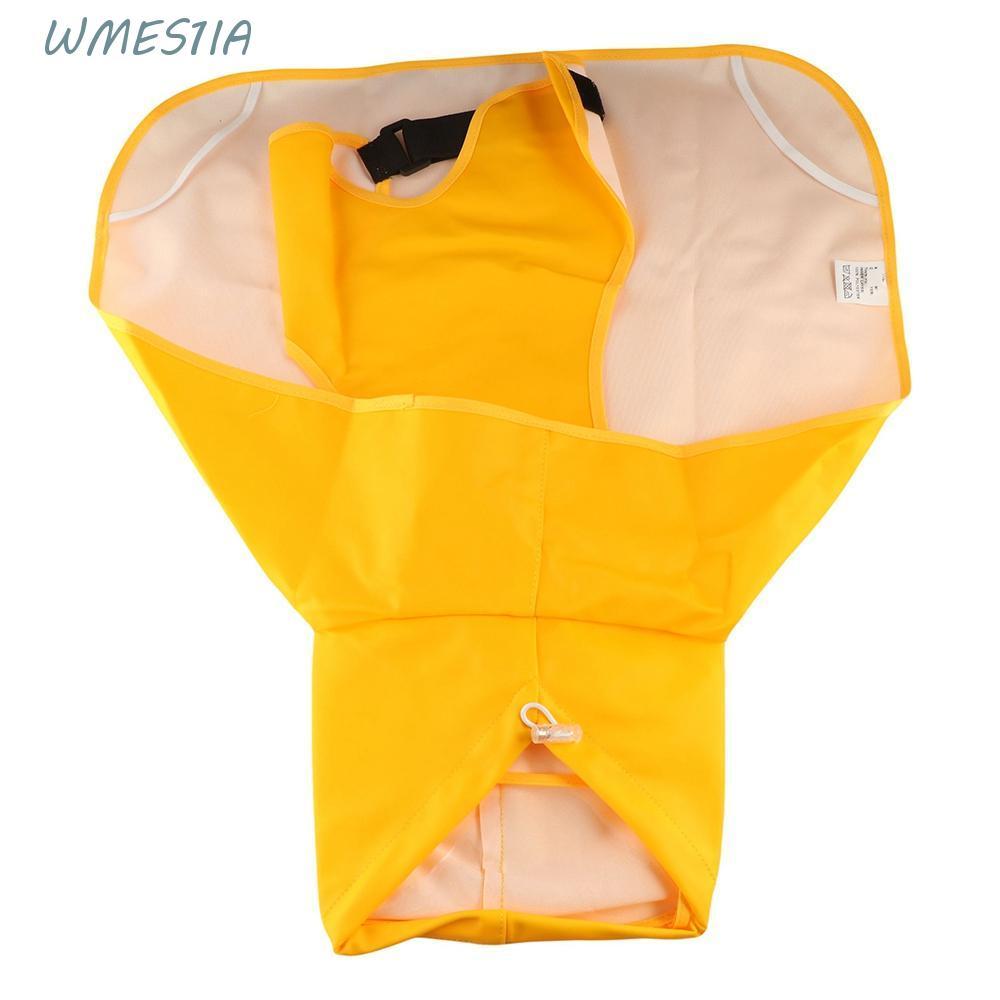 WMES1IA เสื้อผ้าสุนัขลูกสุนัขรวมทุกอย่างเสื้อกันน้ําแฟชั่น Hoody Pet Rain Jacket