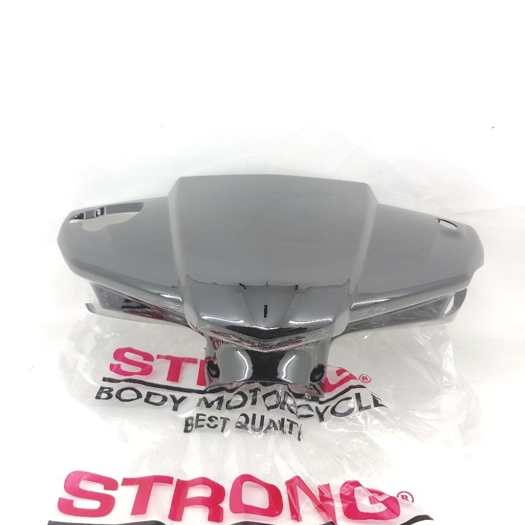 ฝาครอบด้านหน้าสีดํา STRONG สําหรับ Honda Vario 110 คาร์บูเรเตอร์ Original STRONG 12PART