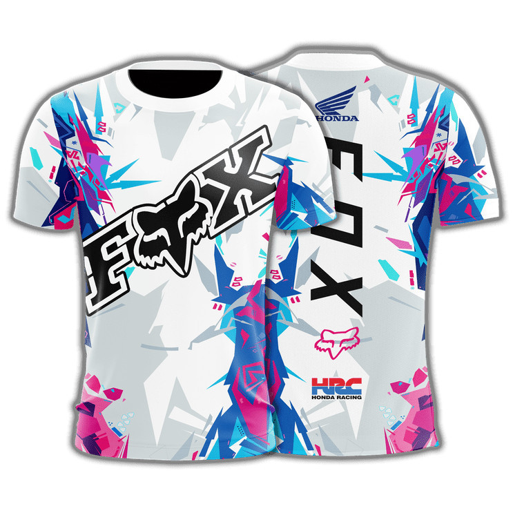 (ขายดี) เสื้อยืด Fox White Sublimation