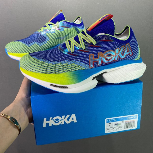 HOKA ONE ONE Cielo X1 รองเท้ากีฬาผู้ชายผู้หญิง Hoka Cielo X1 รองเท้าวิ่ง 1147910-ENN HPO9 9H9C
