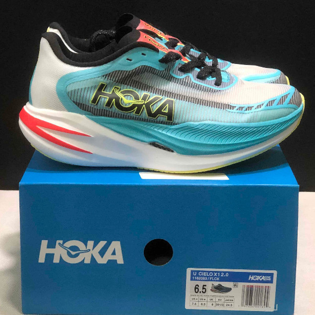 HOKA HOKA Cielo X1 2.0 ผู้ชายผู้หญิงกีฬารองเท้า HOKA Cielo X1 รองเท้าวิ่ง KBWM 1URM N0HQ