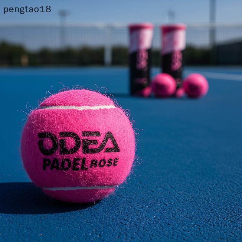 [PGO] 3 ชิ้น Thiened Padel Balls High Bounce Anti-scratch Training Tennis Balls สําหรับการจับคู่ปกติ