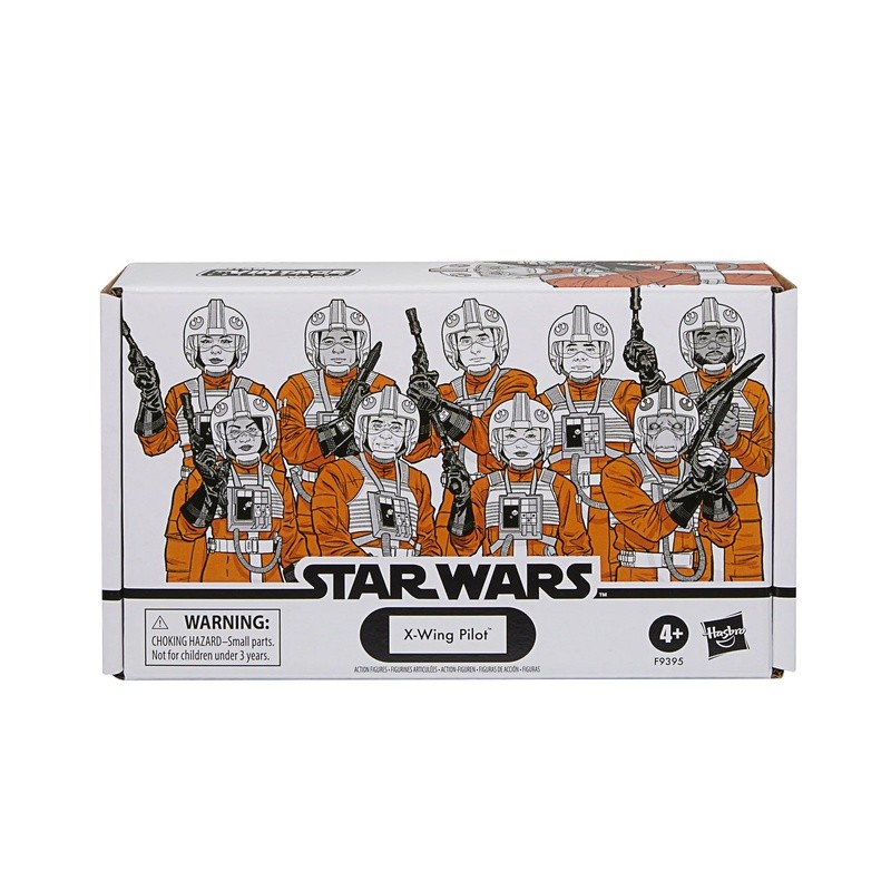 Hasbro Star Wars X-Wing X-Wing Fighter 4-Person Set 12 ซม. เคลื่อนย้ายได้