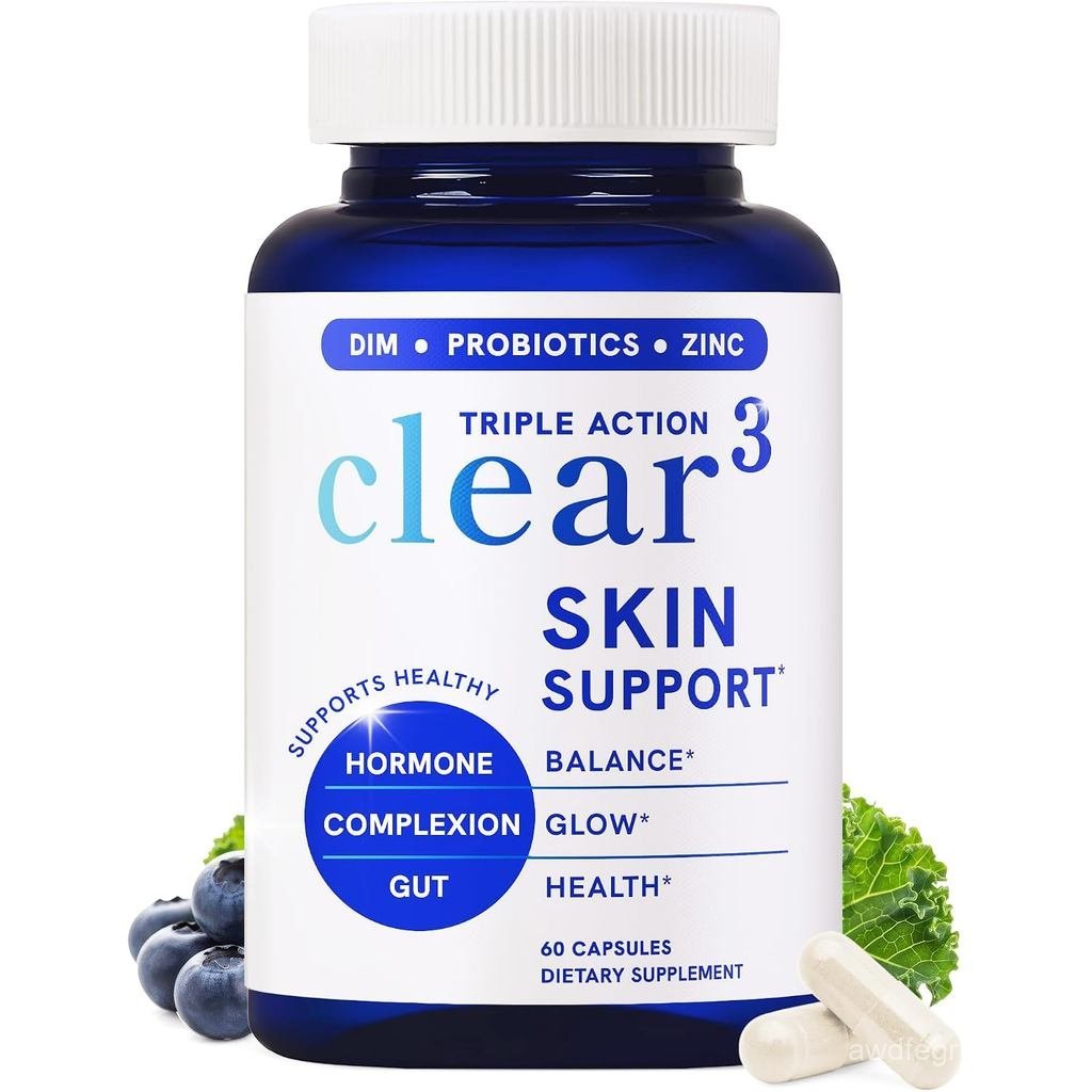 อาหารเสริมผิวใส Acne Support, Zinc DIM, โปรไบโอติก, สูตรหมอ 4L9G
