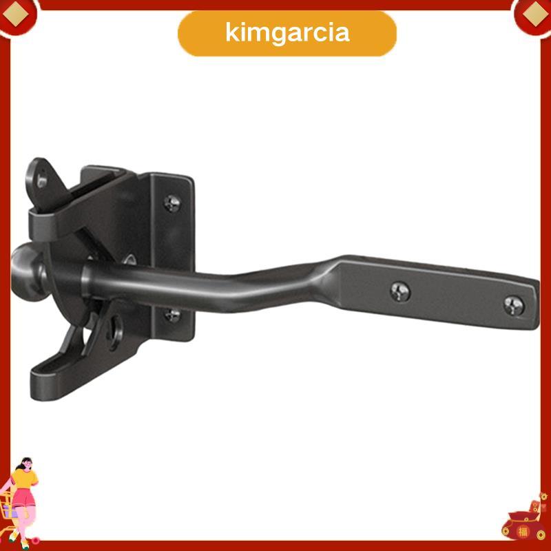 kimgarcia Automatic Lever Locking Carbon Steel Post Mounted Fence Gate