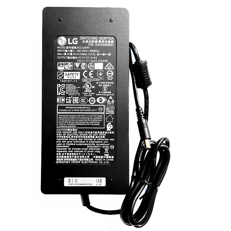 LG Original 32UD99 แหล่งจ่ายไฟ 19.5V10.0A อะแดปเตอร์ 27GN950 27UP850 เครื่องชาร์จ 10.8A
