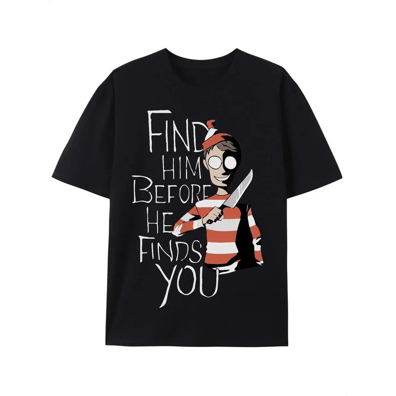 Waldo เสื้อยืดตลกน่ากลัวสําหรับทั้งชายและหญิง