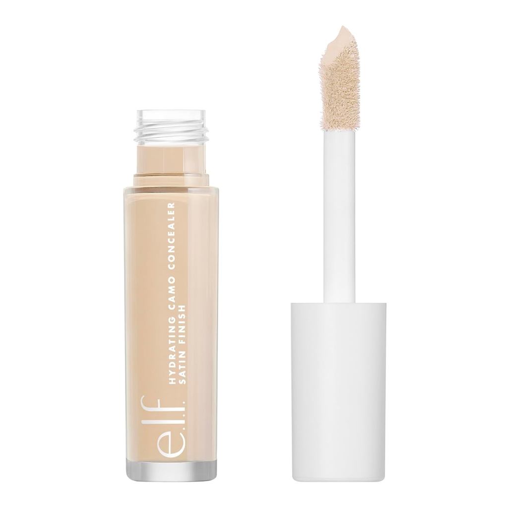 Elf คอนซีลเลอร์ Camo Hydrating ปกปิดฝ้าและใต้ตา Full-Coverage & มอบผ้าซาติน Finish, Vegan & Cruelty-