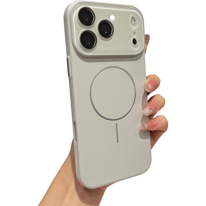 เคสแม่เหล็กสําหรับ IPhone 17 Pro Max สีขาว