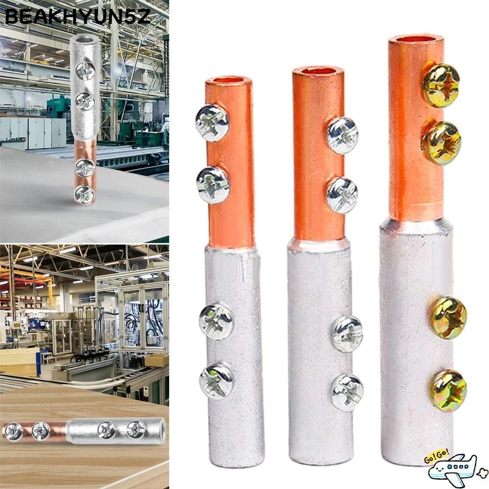 BEAKHYUN5Z 1 ชิ้นทองแดง-อลูมิเนียม Transition Tube, Splice Sleeve Cable Wire Connector Transition Jo