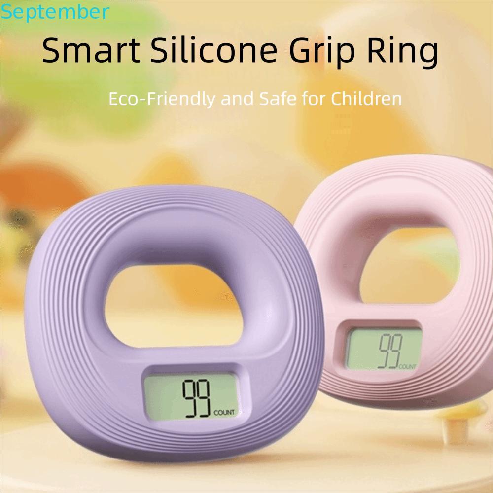 SPEPEMBER Finger Gripper, นับ Digital Counter Hand Muscle Strengthener, Hand Strength Exerciser ซิลิ