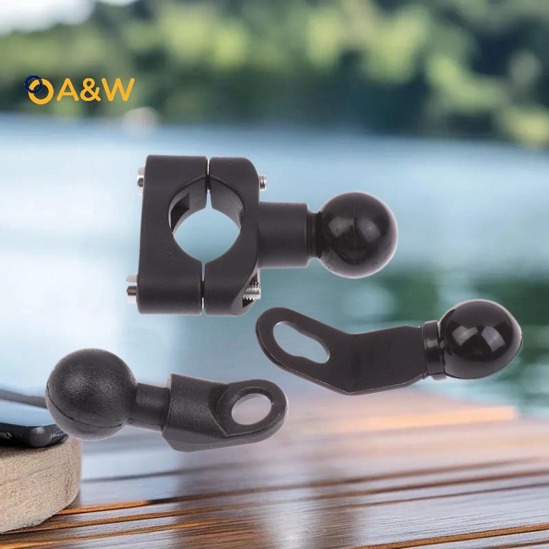 A & W 1 ชุด 2.3 ซม. Ball Clamp Braet สําหรับที่วางโทรศัพท์มอเตอร์ไซด์ PJ10/PJ13/PJ18 รถจักรยานยนต์ H