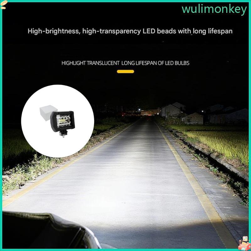 WU 6500K ความสว่างไฟ LED ทํางาน 4 นิ้วสปอตไลท์รถยนต์ IP67 กันน้ําสําหรับรถยนต์รถจักรยานยนต์และรถบรรท