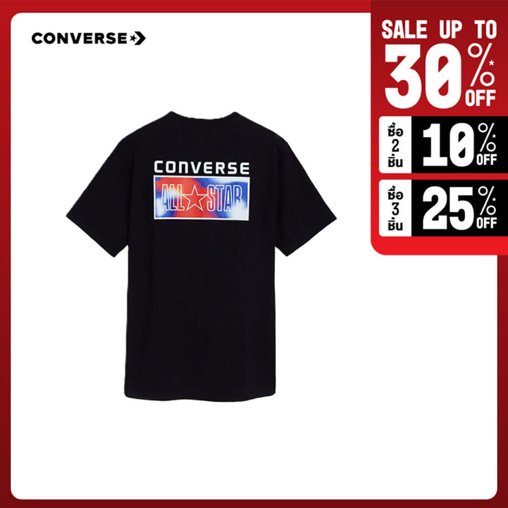 CONVERSE เสื้อยืด ALL STAR MABLE COLOR TEE BLACK ผู้ชาย 1230006AU_H5BKXX