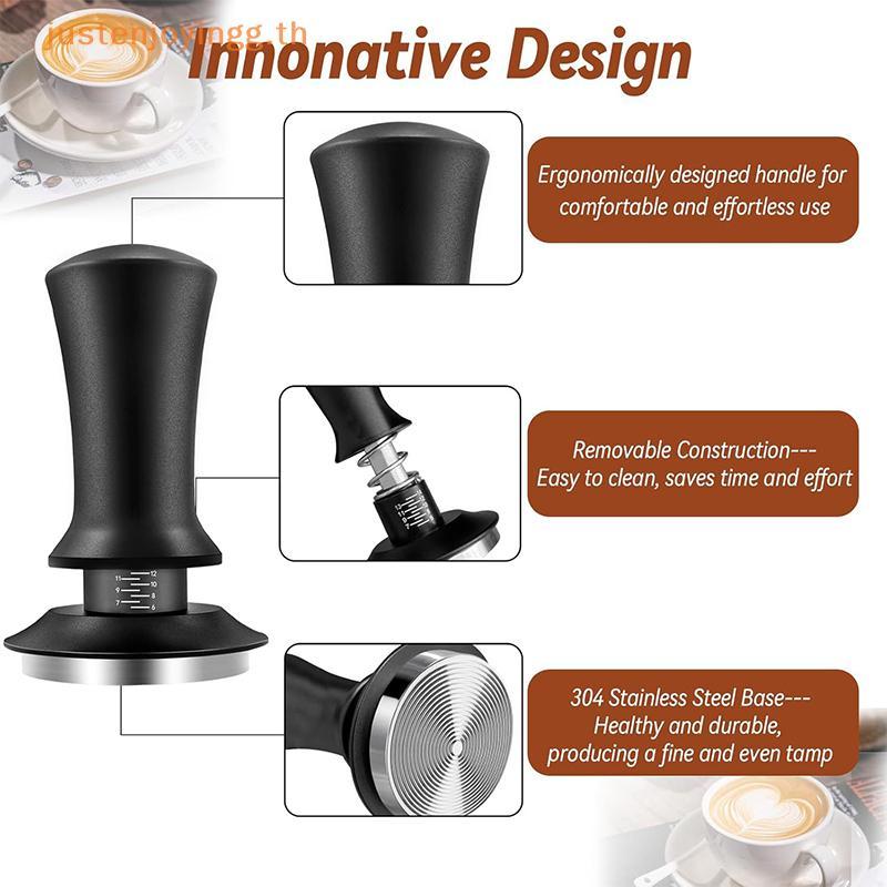 { JJTH } 51mm 53mm 58mmEspresso Tamper ใช้งานร่วมกับเครื่องชงกาแฟ Espresso Premium Barista Espresso 