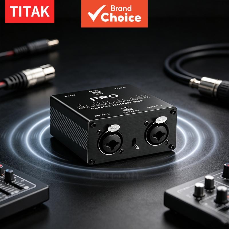 XLR Audio Ground Noise Reduction กรองสัญญาณรบกวนแบบ Common Ground สําหรับมิกเซอร์และไมโครโฟน