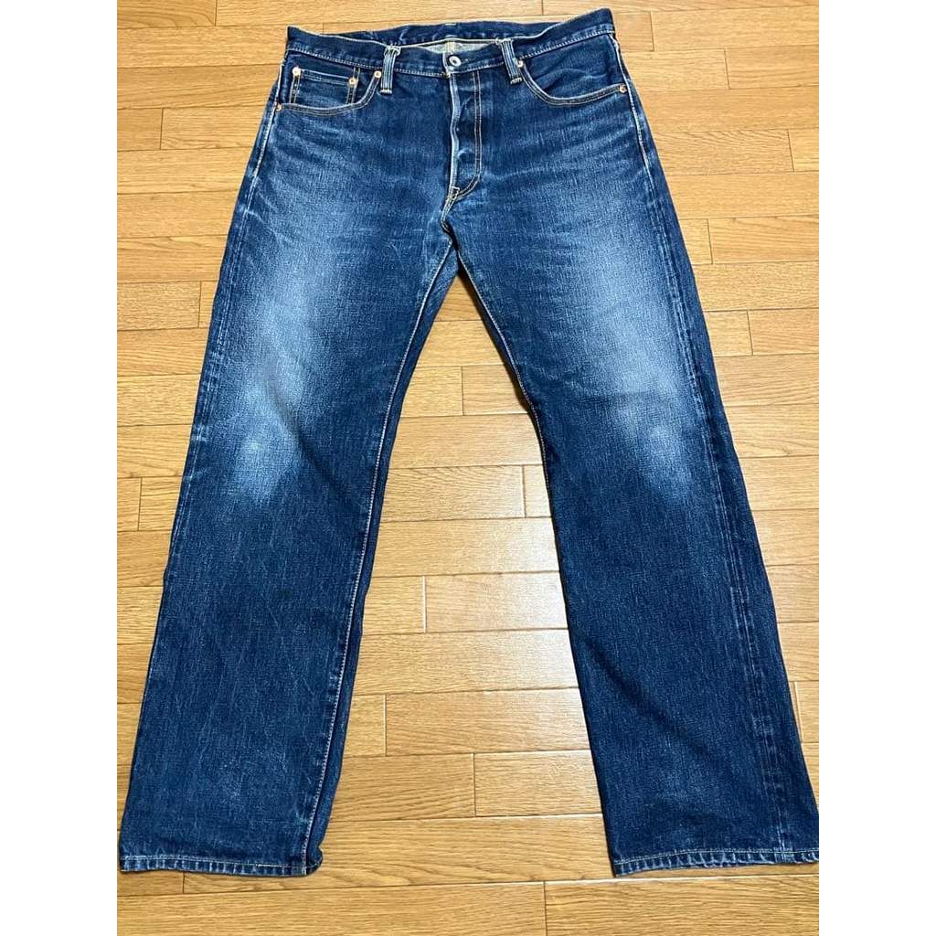 IRON HEART 634S-18 18oz Selvedge Denim กางเกงยีนส์ W36 Straight มือสอง
