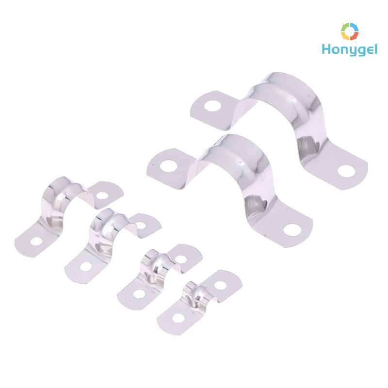 {Honyge1} สแตนเลส U-Shaped Tube Clamp อานโลหะท่อ Clamp U Conduit Braet สําหรับการใช้งานสําหรับงานหนั