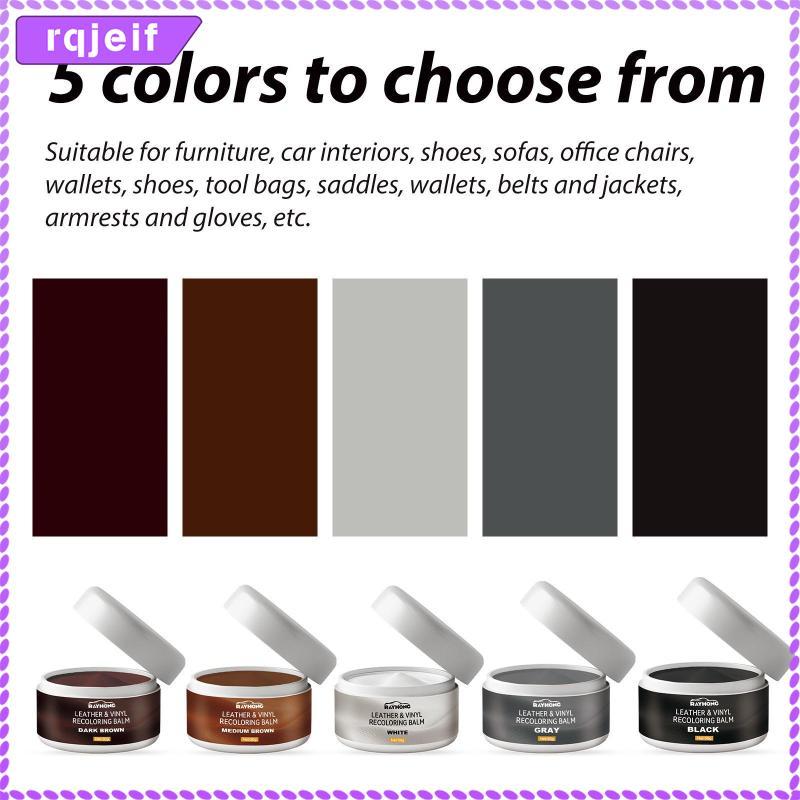 [rqjeif] Leather Recoloring Paint Leather Color Restorer for Purse Shoes Handbag