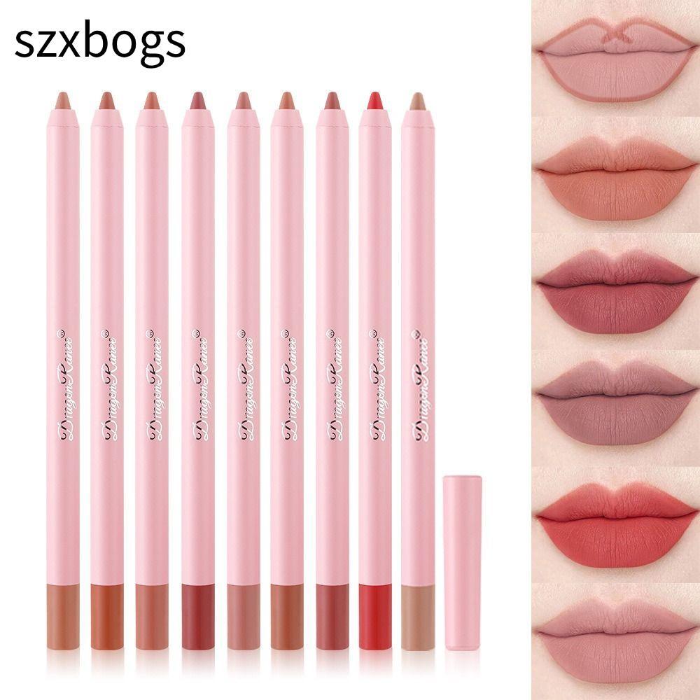 SZXBOGS Lip Liner, Matte Waterproof Lipliner Pencil, Velvet Natural Outline Lip Contour Line Velvet 