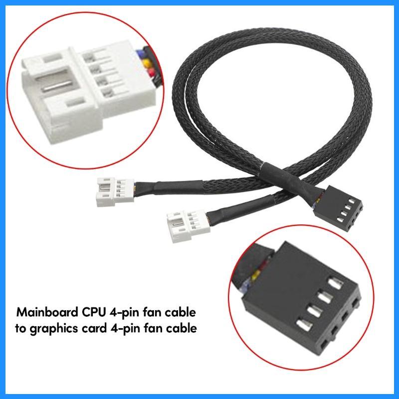 Luk 1 2Ways 4 Pin PWM Splitter 4Pin PWM Female To 4Pin PWM Adapter Cable for PC