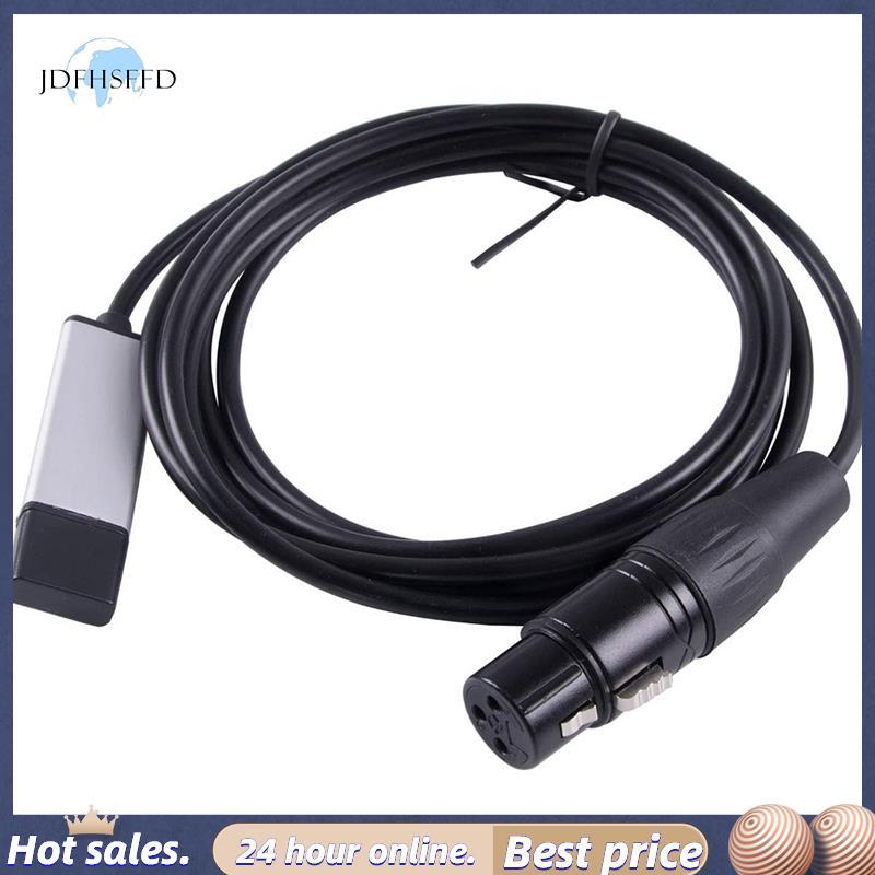 jdfhsffd USB to Interface Adapter DMX512 คอมพิวเตอร์ Stage Lighting Controller Dimmer USB LED Dmx512