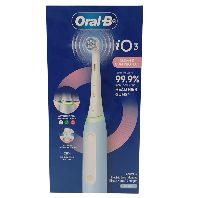 ออรัลบีแปรงสีฟันไฟฟ้าไอโอ 3และหัวแปรงไฟฟ้า Oral B Electric Brush io3 and Brush Head