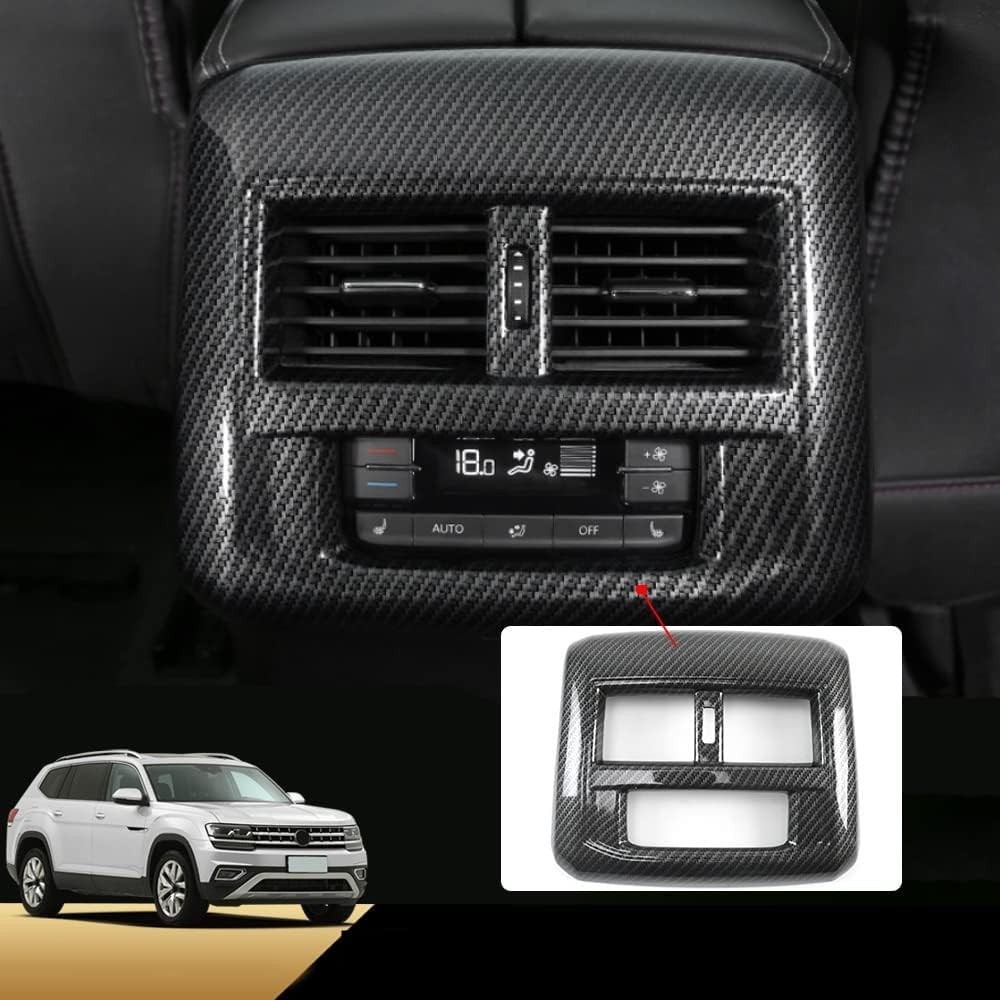 1 PC ด้านหลัง Air Vent สําหรับ Volkswagen Atlas 2018 2019 2020 2021 2022 2023 Atlas Cross Sport อุปก