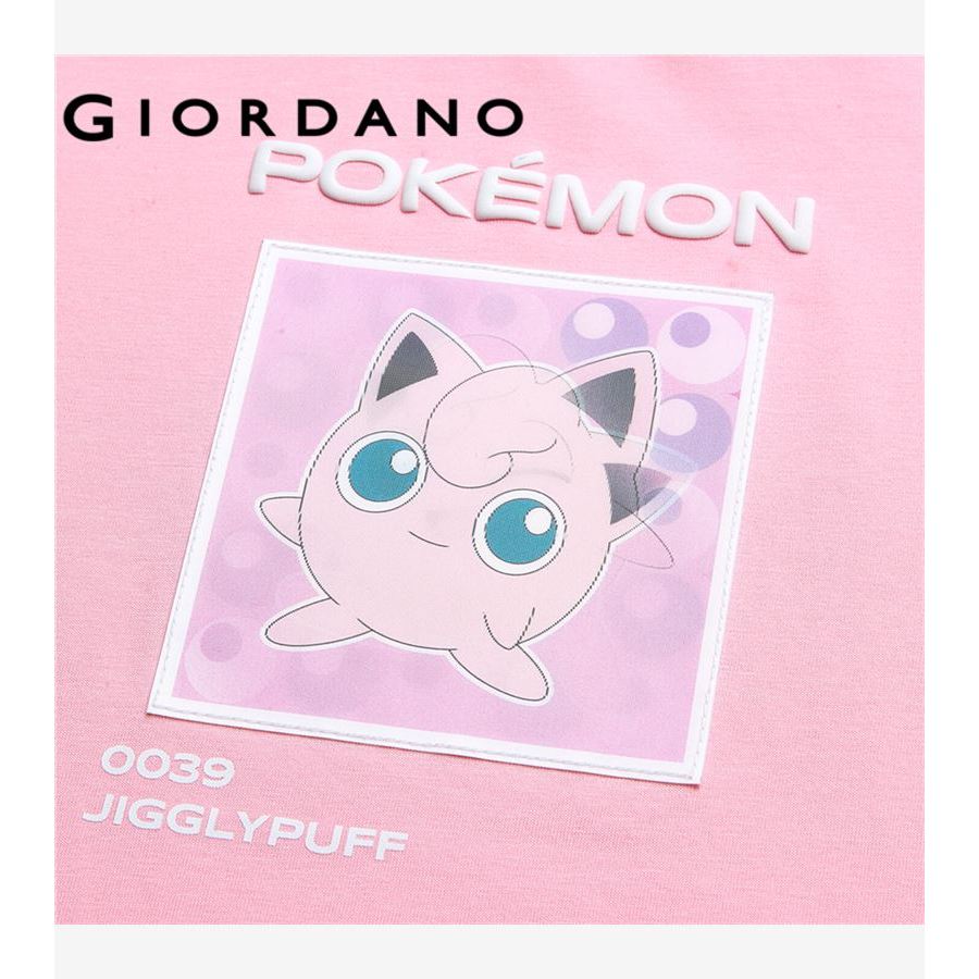 GIORDANO تيشيرت أطفال سورونا مطبوع Pokémon — صورة 6