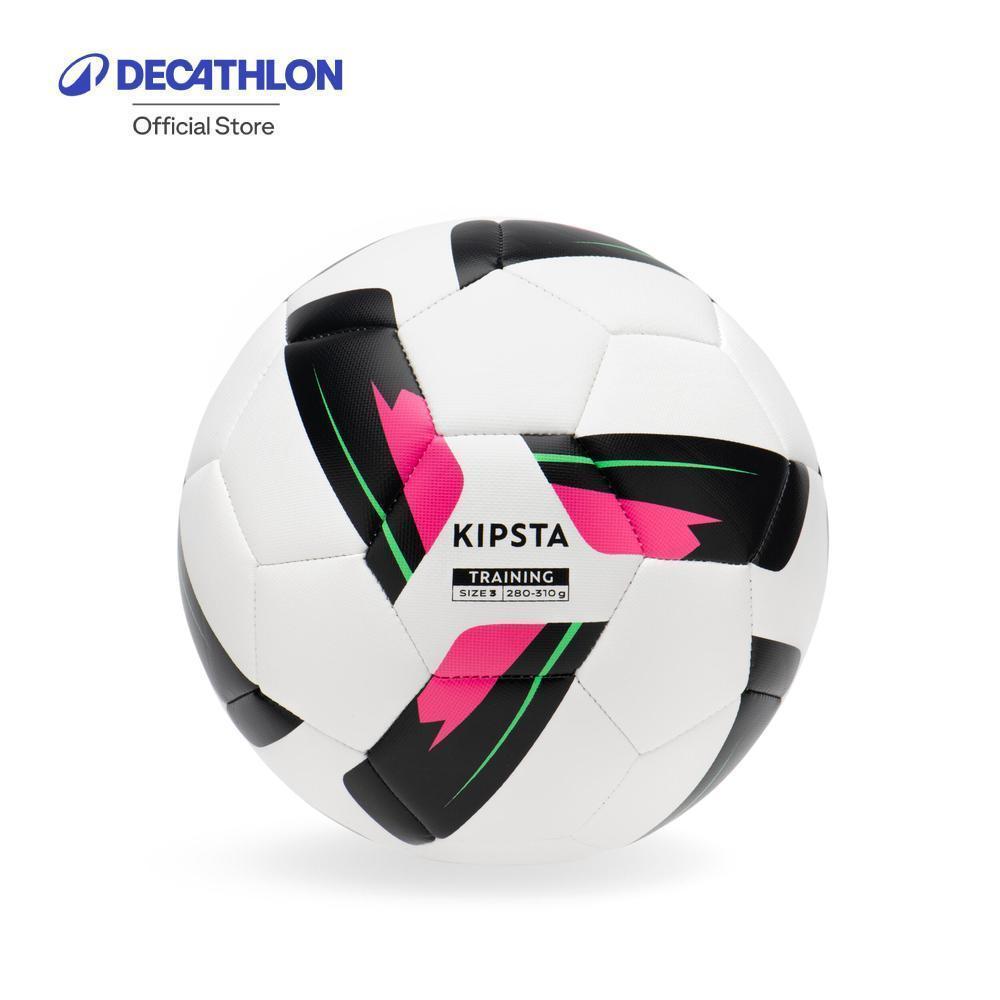 Decathlon Machine-Stitched Football Training Ball ลูกฟุตบอลที่เย็บด้วยเครื่องจักรสำหรับฝึกซ้อม - White