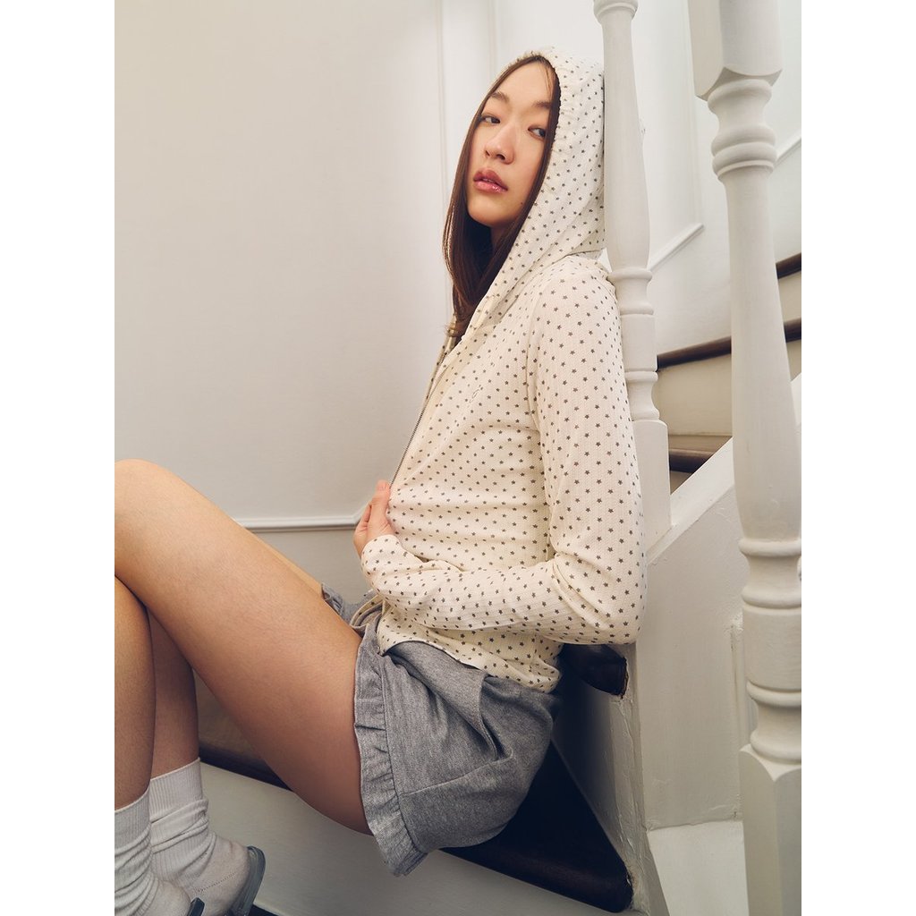 [Pomelo] เสื้อฮู้ดมีซิป / Zip-Up Hoodie Jacket — صورة 6