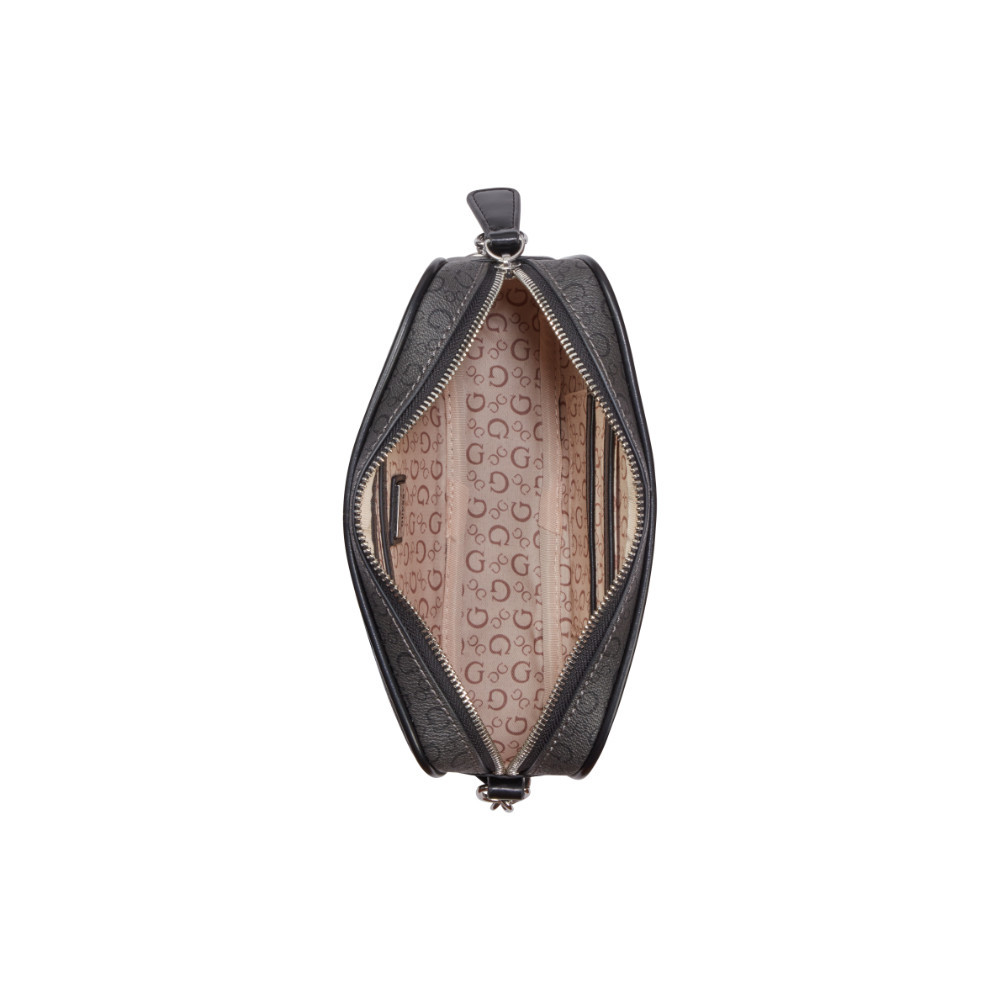 GUESS حقيبة كروس DANICA Mini بسحاب — أسود — صورة 4