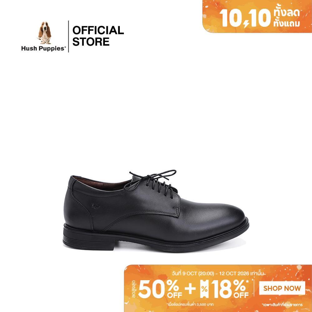 Hush Puppies حذاء رجالي رسمي جلد طبيعي — أسود — صورة 2
