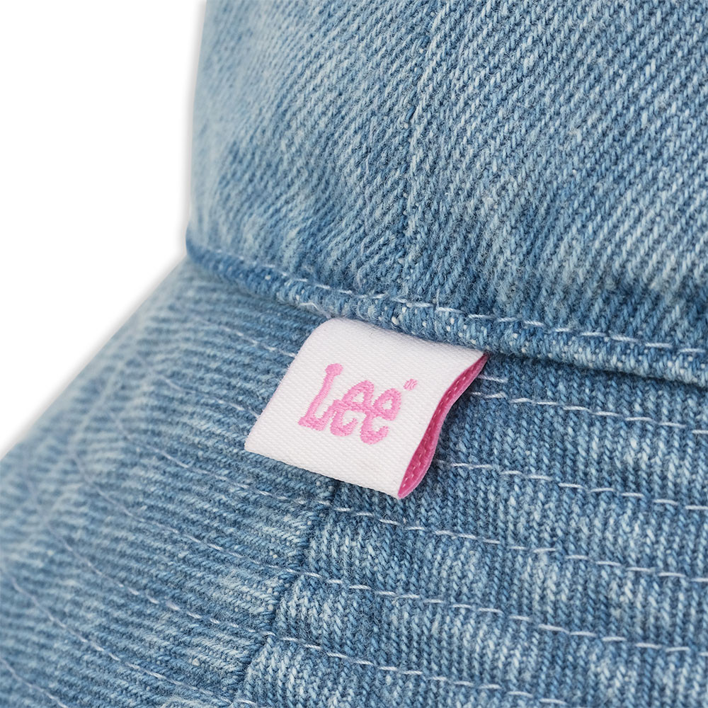 LEE قبعة باكت نسائية Lee Pink — جينز فاتح — صورة 5