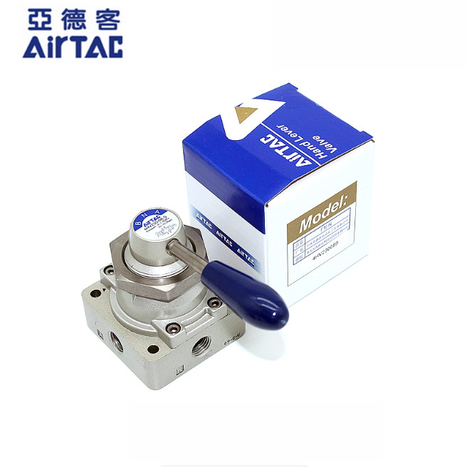 AIRTAC 4HV210/4HV230-06-08 4HV310/4HV330-08-10 4HV410/4HV430-15-SL คู่มือหมุนวาล์วกระบอกคู่มือแผงวาล