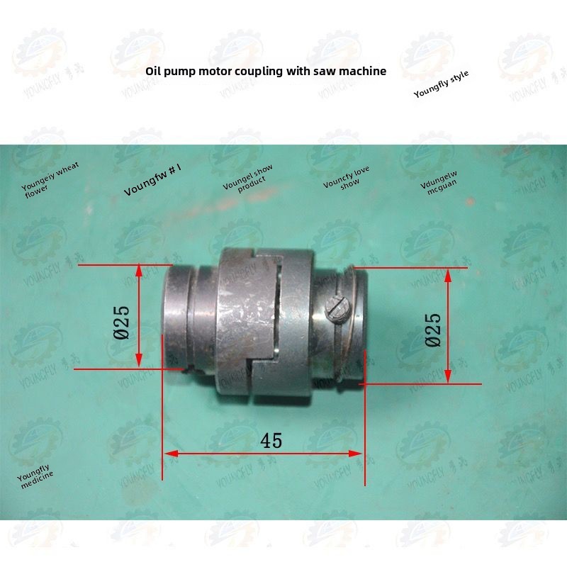 Band Saw Machine Accessories Motor Gear Pump Coupling Hydraulic Oil Pump Coupling Sleeve