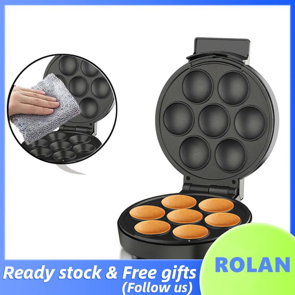 Rolan Rolan-th Topincn Cake Machine Machine Double Sided Cupcake Pizza Pancakes Takoyaki Pan Muffin 