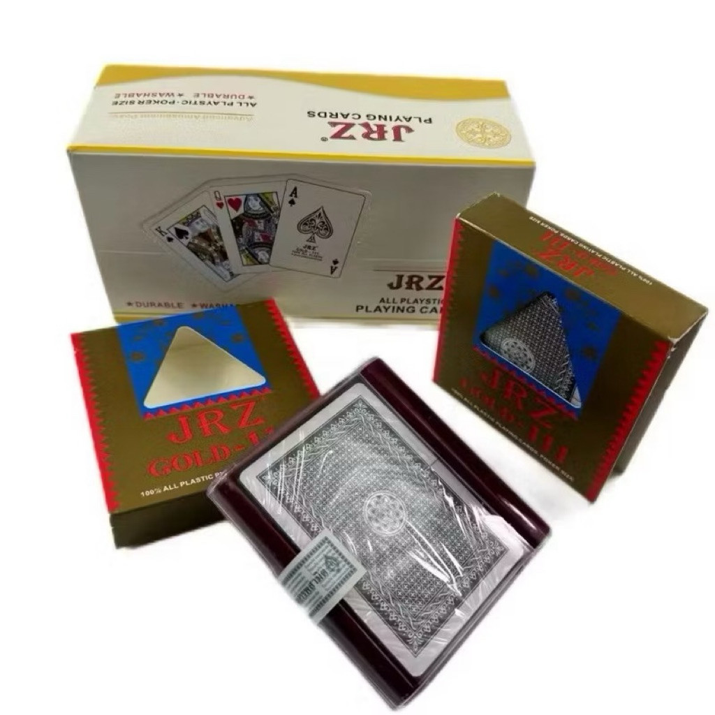 คุณภาพสูง พลาสติก ขอบทอง 888 YJZ  อย่างดี (12 สำรับ)