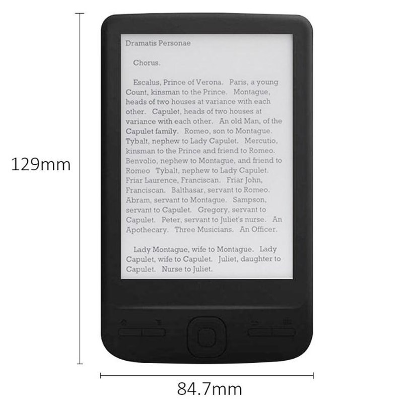 เครื่องอ่าน E-Ink Ebook ขนาด 4.3 นิ้ว 800X600 กระดาษอิเล็กทรอนิกส์ Ereader