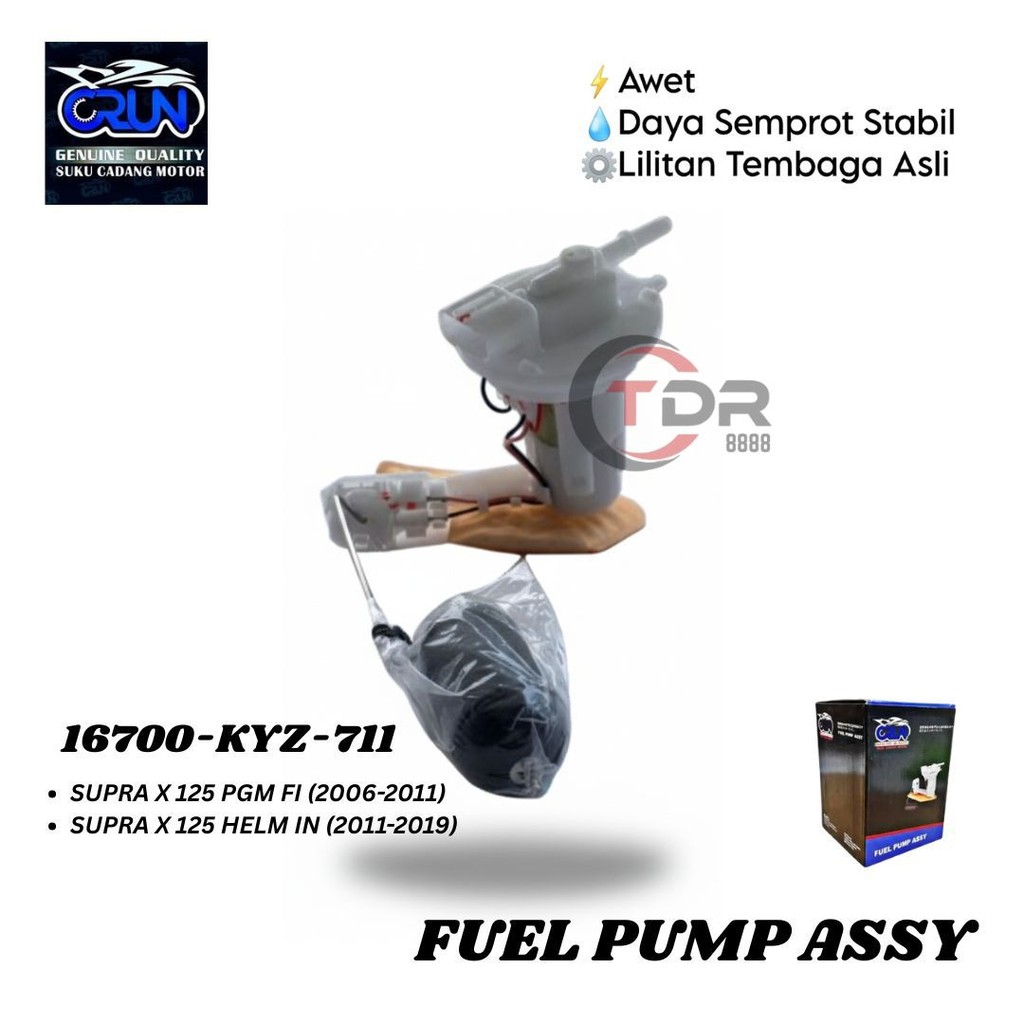 16700-KYZ-711 CRUN Dinamo การใช้ปั๊ม Assy Honda Supra X 125 PGM FI/Supra X 125 Helm In