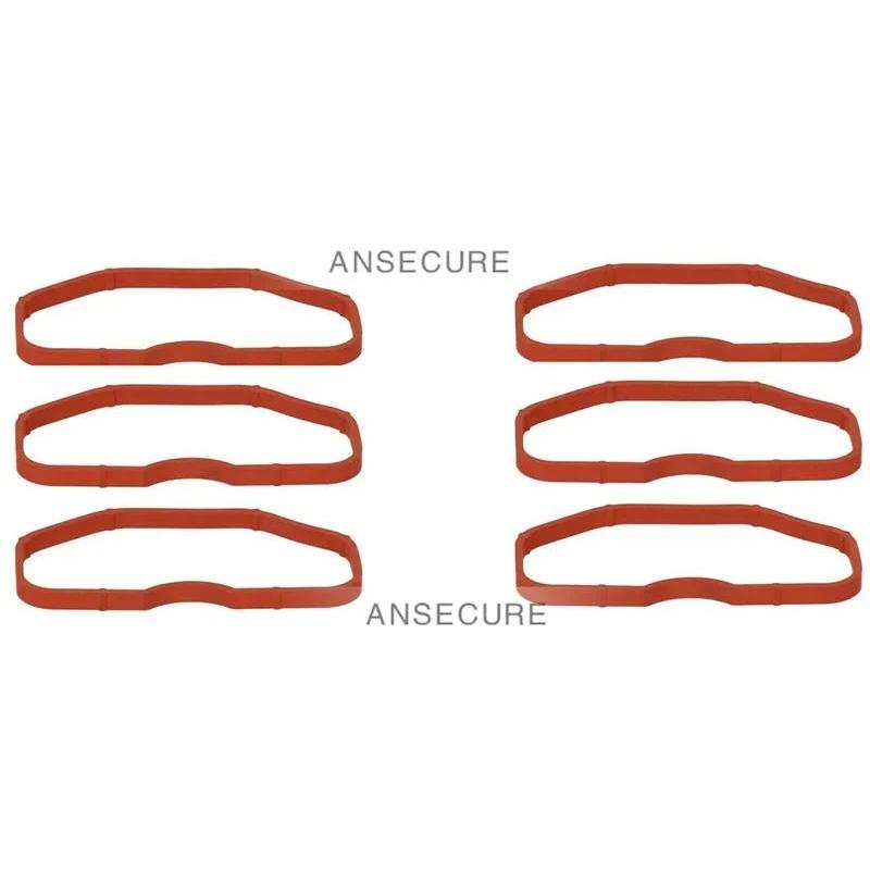 6 ชิ้น Original 3.0 3.2 เครื่องยนต์ Petrol Lower Intake Manifold Seal ปะเก็นสําหรับ Audi A4 B8 A5 A6
