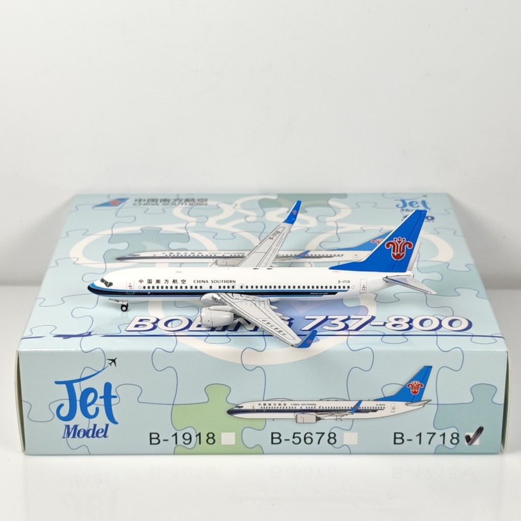 Ready Stock Sale - Jet Model 1: 400 China Southern Airlines B737-800 B-1718 B-1918 B-5678
