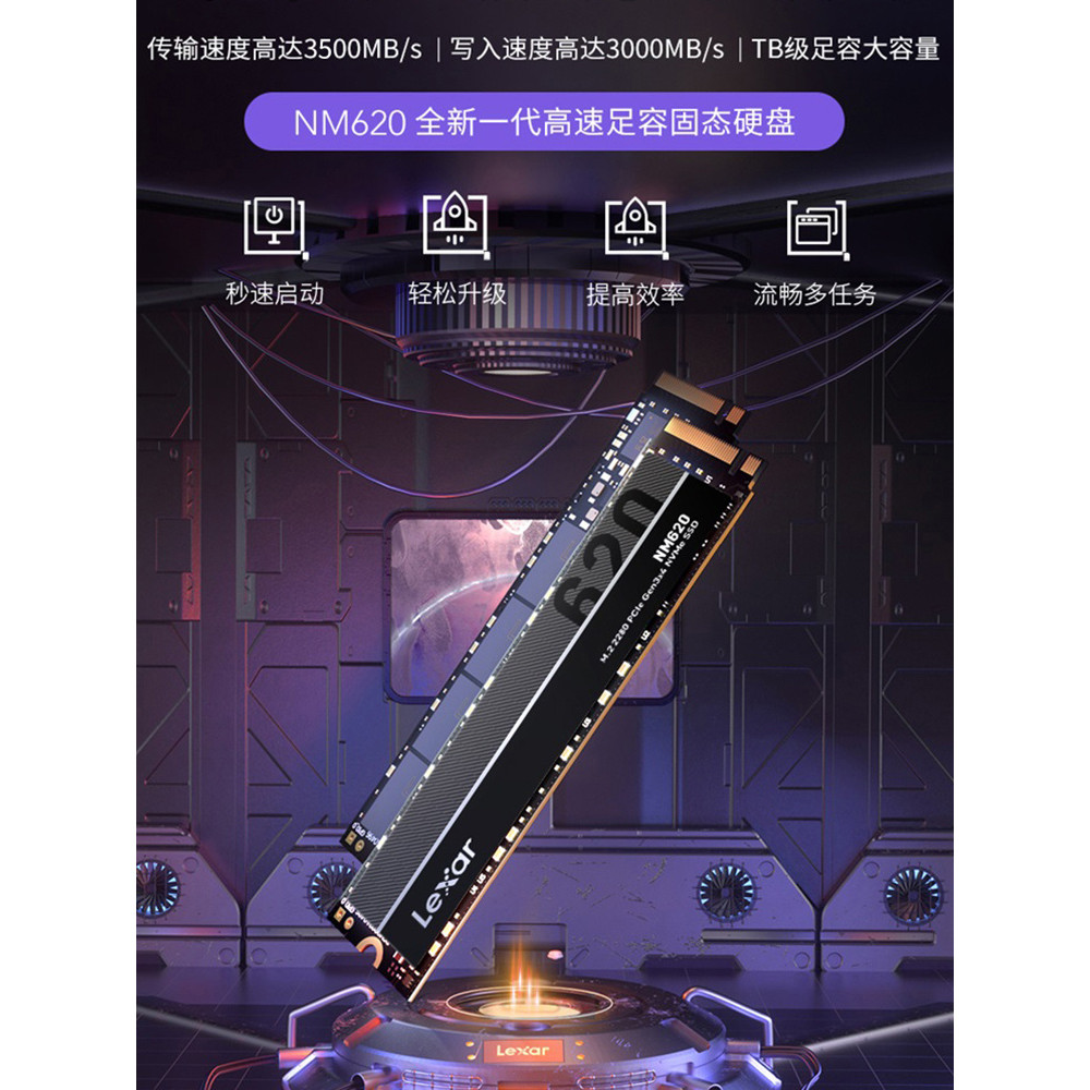 Lexa NM620 โน้ตบุ๊ค M.2 เดสก์ท็อป Nvme คอมพิวเตอร์ ssd เกมระบบ 1TB Solid State Drive 2280