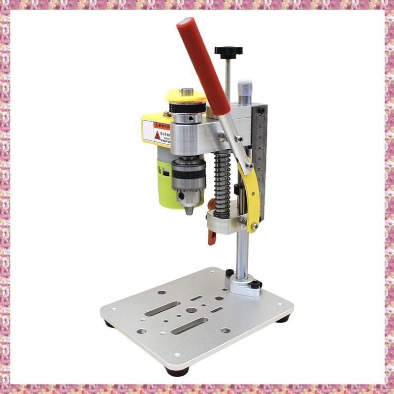 [VCR] เจาะมินิตารางเจาะ B10 Chuck ตารางเจาะเครื่อง 795 มอเตอร์โลหะหยกไม้ DIY หัตถกรรมเครื่องมือ