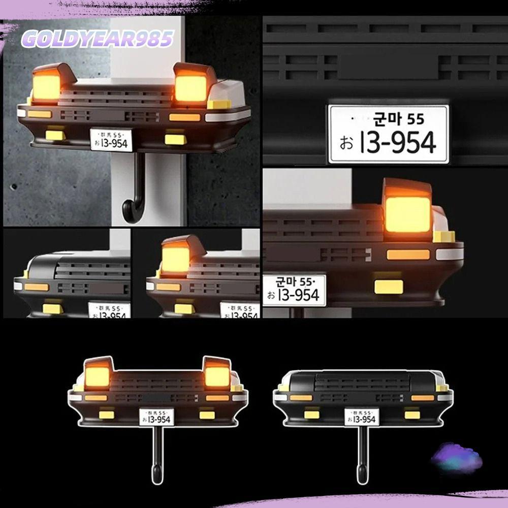 ทอง985 ซองใส่กุญแจไฟหน้ารถแบบเปิด, ที่ใส่พวงกุญแจที่ใช้งานได้จริงแบบเริ่มต้นแบบเบา, ตะขอกุญแจทางเข้า