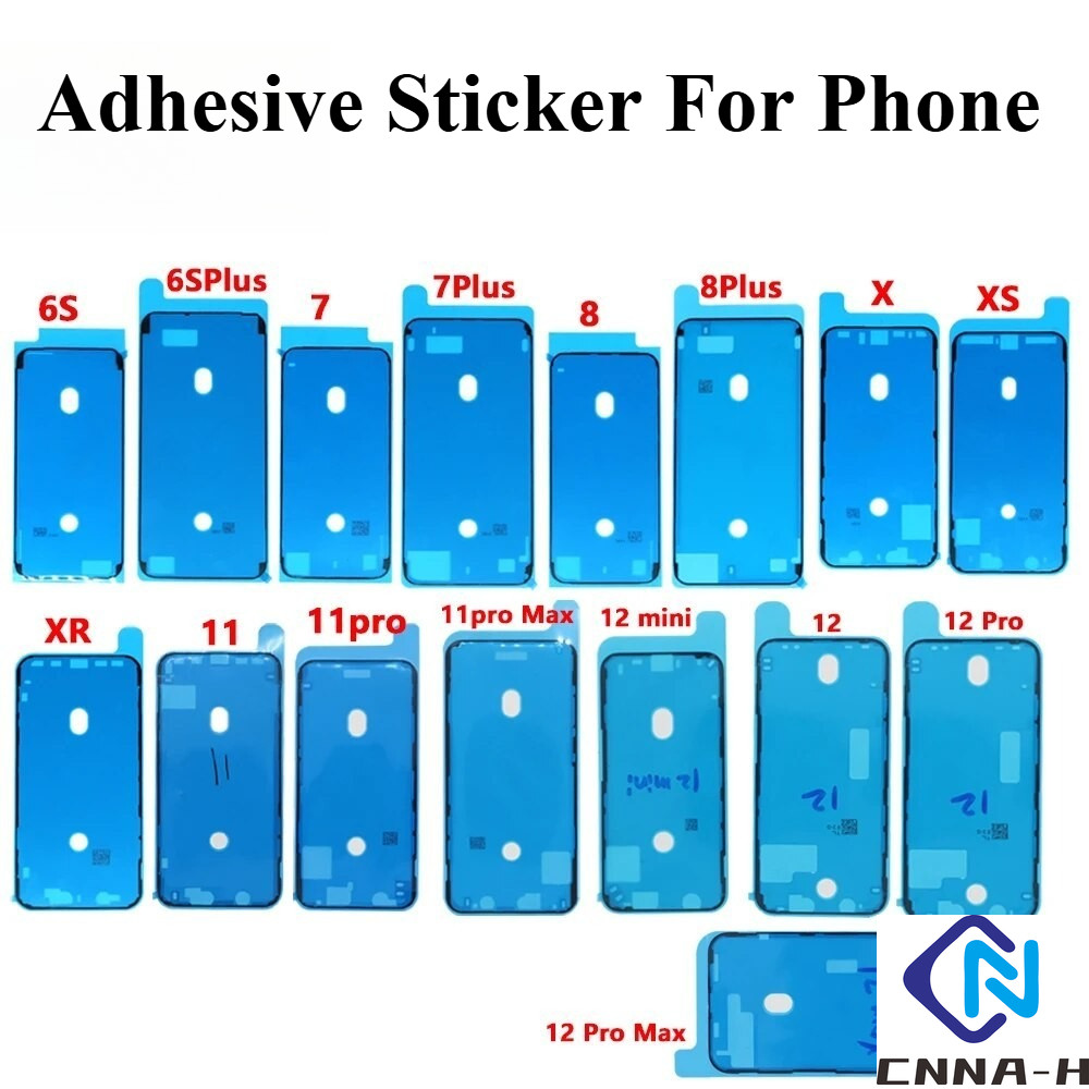 กาวสติกเกอร์ LCD Monitor กรอบ Baffle เทปปิดผนึกกาวสําหรับ IP 13 12 11 Pro X XS MAX XR 6 7 8P